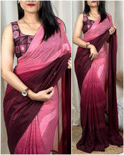 Load image into Gallery viewer, New Partywear Pedding Color Print n Tussles Work Fancy Designer Saree