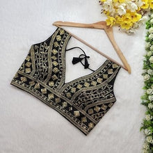 Load image into Gallery viewer, New Party Wear Silk Embroidery Work With Designer Readymade Blouse for Women