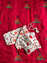 Load image into Gallery viewer, New Function Wear Chanderi Cotton Embroidery n Tussels Work Fancy Designer Saree With Stitched Blouse