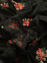 Load image into Gallery viewer, New Party Wear Chiffon Embroidery With Tussels Work Designer Saree With Blouse