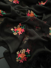 Load image into Gallery viewer, New Party Wear Chiffon Embroidery With Tussels Work Designer Saree With Blouse