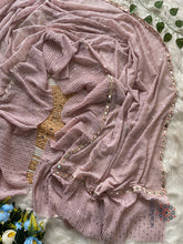 Load image into Gallery viewer, New Elegant Faux Georgette Heavy Sequence With Crush Plated Frill Work Fancy Designer Saree With Unstitched Blouse