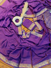 Load image into Gallery viewer, Admirable Party Wear Viscose Chinnon Jacquard Border Rich Pallu Designer Saree For Wedding