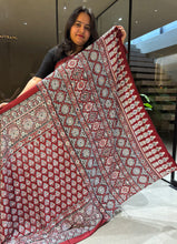 Load image into Gallery viewer, Lassitude Party Wear Satin Silk Original Mirror n Print Work Fancy Saree For Women