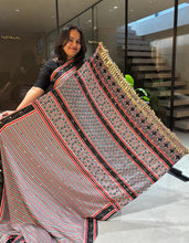Load image into Gallery viewer, Luxuriant Festive Wear Satin Silk Rich Pallu Thread n Original Mirror Work Designer Saree With Blouse Piece