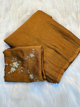 Load image into Gallery viewer, Opulent Festive Wear Rangoli Crush Silk Fancy Designer Saree With Heavy Beeds Work Blouse