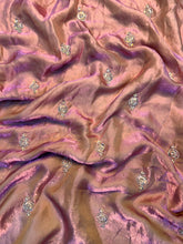 Load image into Gallery viewer, Charismatic Function Wear Silk Embroidery n Bids Work Fancy Designer Saree With Blouse Piece