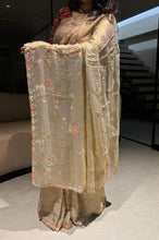 Load image into Gallery viewer, Desirable Party Wear Chiffon Silk Embroidery n Sequence Work Fancy Saree With Blouse Piece