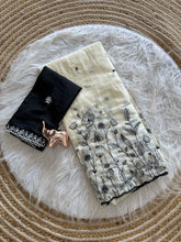 Load image into Gallery viewer, Heritage Festive Wear Embroidery Thread Work Border Designer Saree With Contrast Blouse Piece