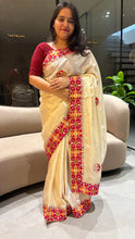 Load image into Gallery viewer, Blossom Festive Wear Soft Silk Gotapatti Work Designer Saree With Blouse Piece
