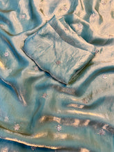 Load image into Gallery viewer, Admirable Party Wear Space Silk Fabric Sequence Emboridery Work Fancy Designer Saree With Blouse