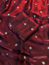 Load image into Gallery viewer, Admirable Party Wear Space Silk Fabric Sequence Emboridery Work Fancy Designer Saree With Blouse