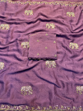 Load image into Gallery viewer, Alverina Wedding Wear Crush Silk Sequence Work Fancy Designer Saree With Blouse Piece