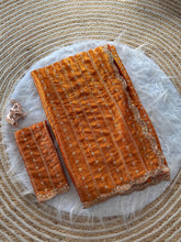 Load image into Gallery viewer, Fantabulous Wedding Wear Pure Silk Embriodery N Sequence Cut Work Border Fancy Designer Saree With Blouse