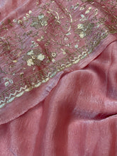 Load image into Gallery viewer, Mellifluous Festival Wear Silk Designer Saree With Heavy Beads Work Blouse Piece