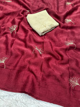 Load image into Gallery viewer, Redolent Party Wear Silk Beads Work Fancy Designer Saree With Matching Blouse Piece