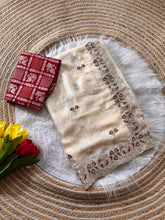 Load image into Gallery viewer, Graceful Function Wear Satin Silk Embroidery n Diamond Work Fancy Designer Saree With Blissful Blouse Piece