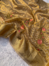 Load image into Gallery viewer, Redolent Wedding Wear Banarasi Tissue Silk Jacquarad Weaving Work Fancy Designer Saree