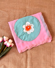 Load image into Gallery viewer, Attractive Festive Wear Soft Pure Georgette Handwork Flower Design Fancy Saree With Blouse Piece