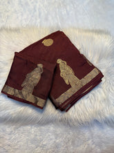 Load image into Gallery viewer, Mellifluous Party Wear Pure Soft Viscose Silk Jacquard Weaving Zari Work Fancy Designer Saree With Blouse