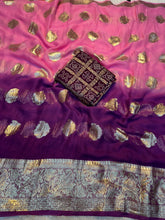 Load image into Gallery viewer, Gratifying Festive Wear Viscose Georgette Jari Work Fancy Saree With Blissful Blouse Piece