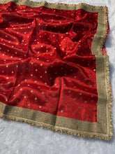 Load image into Gallery viewer, Alverina Function Wear Banarasi Tissue Silk Jaquard Zari Butti n Heavy lace Work Fancy Designer Saree For Women