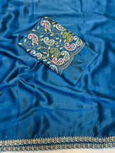 Load image into Gallery viewer, Opulent Festive Wear Silk Embroidery n Bids Work Fancy Designer Saree With Blouse Piece