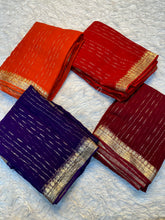 Load image into Gallery viewer, Dazzling Function Wear Pure Viscose Dola Silk Jacquard Design Fancy Saree With Blouse Piece