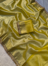 Load image into Gallery viewer, Heritage Festival Wear Banarasi Tissue Silk Jacquard n Heavy Lace Work Fancy Designer Saree