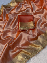 Load image into Gallery viewer, Heritage Festival Wear Banarasi Tissue Silk Jacquard n Heavy Lace Work Fancy Designer Saree