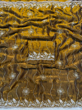 Load image into Gallery viewer, Charismatic Festive Wear Silk Sequence n Bids Work Fancy Designer Saree With Elegant Blouse Piece