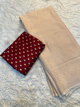 Load image into Gallery viewer, Dazzling Party Wear Viscose Georgette Jacquard Zari Weaving Work Fancy Designer Saree With Blouse