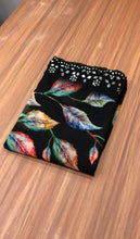 Load image into Gallery viewer, New Black Color Chiffon Print With Embroidery n Mirror Work Partywear Saree Design For Women