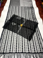 Load image into Gallery viewer, Partywear Black Color Soft Net Sequence Work Fancy Designer Saree With Embroidered Blouse