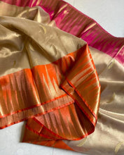 Load image into Gallery viewer, New Wedding Wear Golden Color Banarasi Tissue Silk Zari Weaving Fancy Designer Saree