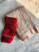 Load image into Gallery viewer, Pure Viscose Georgette Sequence Work Wedding Wear Fancy Designer Saree With Blouse