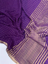 Load image into Gallery viewer, New Wedding Wear Purple Color Jacquard Weaving Work Rich Pallu Fancy Designer Saree With Blouse