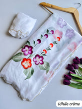 Load image into Gallery viewer, Faux Georgette Fancy Designer Hand Work n Hand Paint Work Fancy Designer Wedding Wear Saree With Blouse