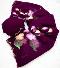 Load image into Gallery viewer, Faux Georgette Fancy Designer Hand Work n Hand Paint Work Fancy Designer Wedding Wear Saree With Blouse