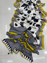 Load image into Gallery viewer, New Wedding Wear Pure Satin Soft Silk Print With Tussles Work Fancy Designer Saree With Blouse