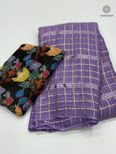 Load image into Gallery viewer, Latest Wedding Wear Viscose Georgette Zari Work Fancy Designer Saree With Print n Handwork Blouse Piece