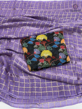 Load image into Gallery viewer, Latest Wedding Wear Viscose Georgette Zari Work Fancy Designer Saree With Print n Handwork Blouse Piece