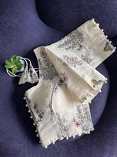 Load image into Gallery viewer, New Function Wear Pure Cotton Embroidery Work With Latkan Stylish Designer Readymade Blouse for Women Online