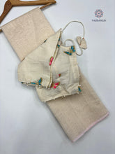 Load image into Gallery viewer, New Chanderi Cotton Fancy Designer Wedding Wear Fancy Designer Saree With Stitched Blouse