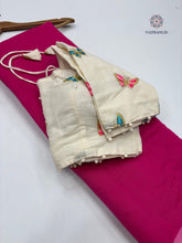 Load image into Gallery viewer, New Chanderi Cotton Fancy Designer Wedding Wear Fancy Designer Saree With Stitched Blouse