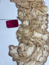 Load image into Gallery viewer, New Function Wear Golden Color Silk Embroidery Work Fancy Designer Saree With Blouse