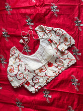 Load image into Gallery viewer, New Function Wear Chanderi Cotton Embroidery n Tussels Work Fancy Designer Saree With Stitched Blouse