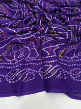 Load image into Gallery viewer, New Festive Wear Pure Moss Crepe Printed Fancy Designer Saree With Blouse