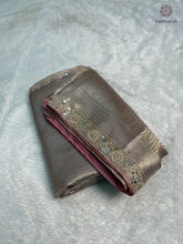 Load image into Gallery viewer, New Wedding Wear Golden Color Kanchipuram Tissue Silk Zari Weaving n Lace Work Designer Saree