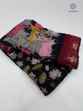 Load image into Gallery viewer, New Wedding Wear Pure Mangalkari Viscouse Silk Print n Weaving Work Fancy Designer Saree